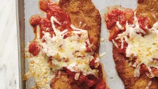 Plat Escalope Pané Gratinée