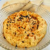 Hummus con pan de pita