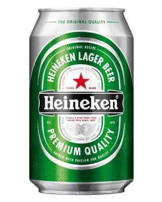 Cerveza Heineken (Lata) 