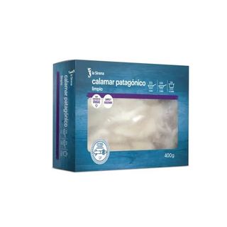 Calamar Patagónico Limpio Bandeja 400 Gr.