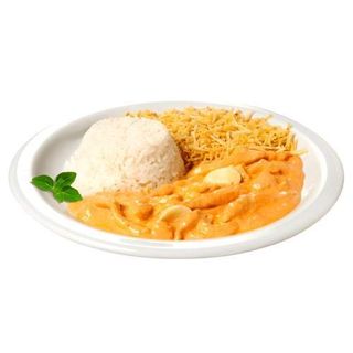 Strogonoff de palmito (vegetariano)