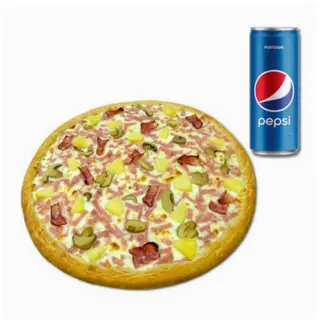 Carbonara Pequena 23cm + Oferta Bebida 33cl