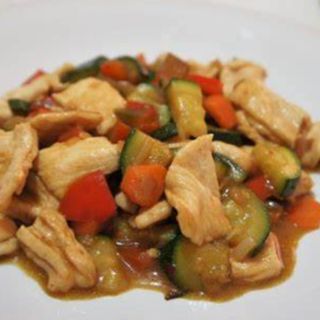 123. Pollo verdure