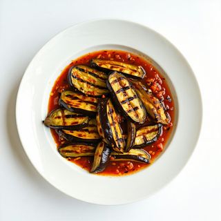 82. Charged grill aubergins polp.