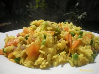 304 Riso con verdure e curry