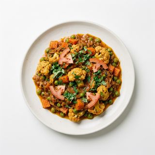 Verduras Mixtas Karahi