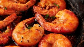 Garlic Tandoori prawns 8 szt.