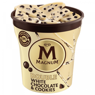 Magnum Tarrina Chocolate Blanco & Cookies (440 Ml.)