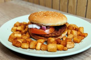 Burger sa svinjskim mesom