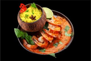 Shrimps curry