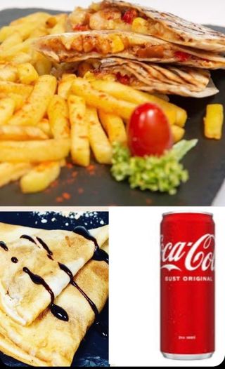 Box Quesadilla+ 1 Clatita Nutella  +1 Doza cola