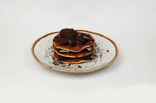 Panqueca de Nutella e Oreo