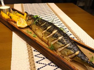 Скумбрия жареная на мангале