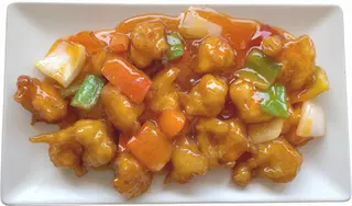 Pollo agridulce