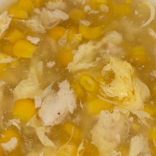 Chicken and sweet corn soup 