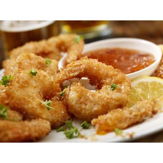 Deep Fried Golden Prawns