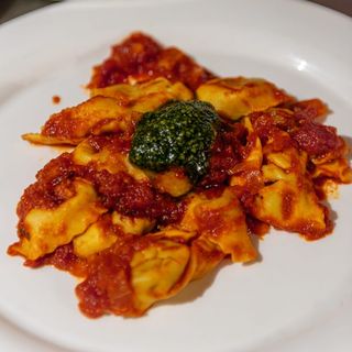 Ravioli Berenjenas Mozzarella