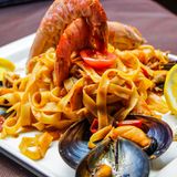 Tagliatelle Ai Frutti Di Mare