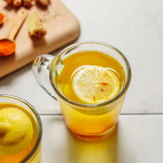 Lemon ginger water