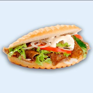 Pita kebab de pollo