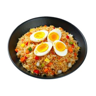Arroz Frito Con Verduras Y Huevos