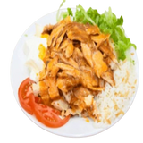 Plato Kebab Con Arroz