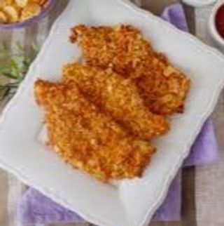 Petto di pollo impanato e fritto