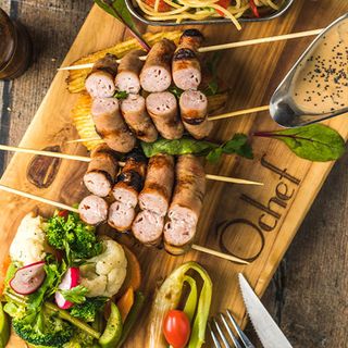 Brochettes De Saucisse Poulet