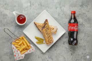 Комбо Донер в лаваше ассорти + Фри + Напиток