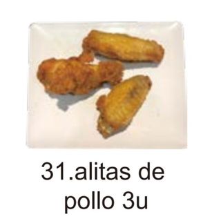 31. Alitas De Pollo (6 Pza.)