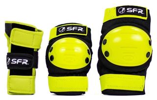 Захист набір SFR Ramp Jr black-lime, L