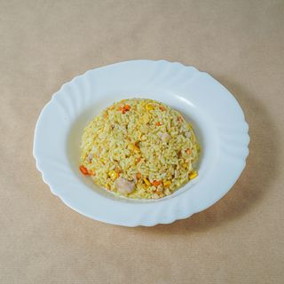 Arroz Frito Con Pollo Curry