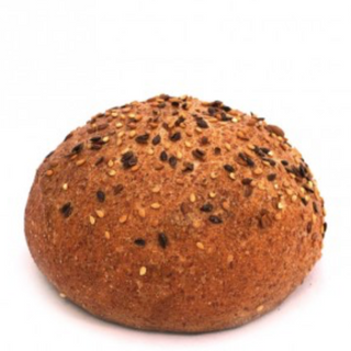 Pan de hamburguesa de cereales 