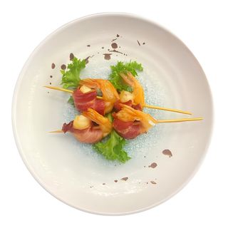 11. Gamberi con bacon 2 pezzi