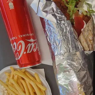  BBQ wrap menù