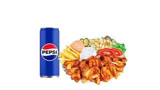 Farfurie de pui XL + racoritoare