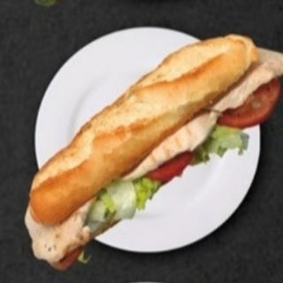 120. Bocadillo vegetal pollo