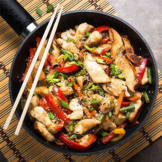 Wok de Pollo y Verduras
