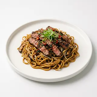 Fideos Con Ternera