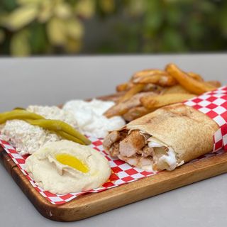 Tabla de shawarma de pollo