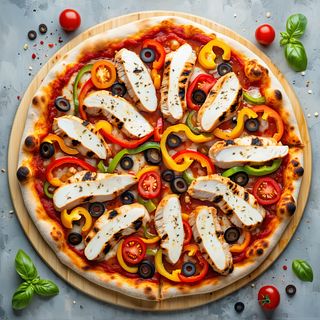 Pizza cu pui Ø 32cm