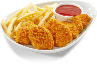Chicken nuggets s pomfritom
