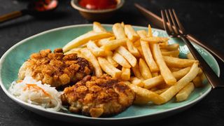 კოტლეტი პოჟარსკი გარნირით