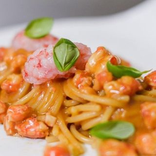 Fettuccine Con Langostino
