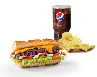 Menu Panino Steak & Cheese - 15cm