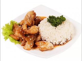 Курица терияки с рисом 