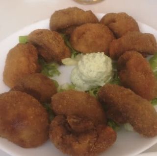 Champiñones Empanados