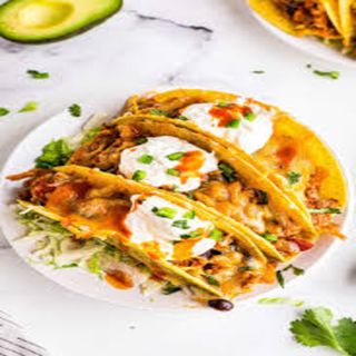 Chicken Tacos with Cheese