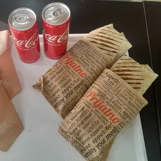 Combo za dvoje juneći doner