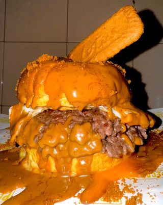 Sexy Burger Lotus + Patatas Fritas 